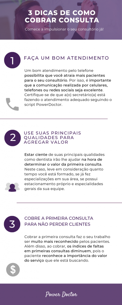 3 dicas de como cobrar consulta