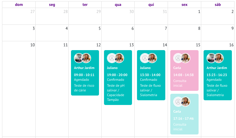 Agenda Geral de Pacientes